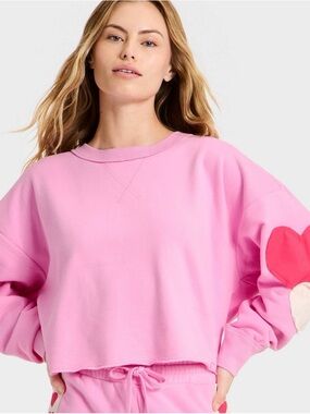JoyLab Soft Pink Crewneck Sweatshirt